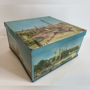 Vintage English biscuit tin